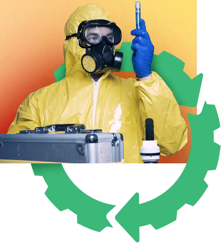 Ilustração de serviços de coleta